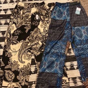 2 pairs of BNWT Palazo pants